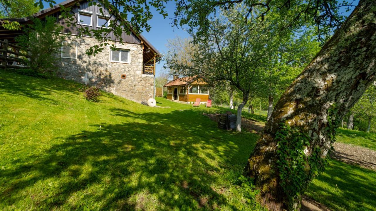 Holiday Home "Sleme" With Jacuzzi, Big Garden And Arbor With Fireplace Skrad Luaran gambar