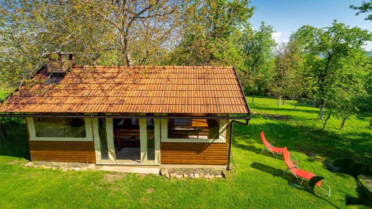 Holiday Home "Sleme" With Jacuzzi, Big Garden And Arbor With Fireplace Skrad Luaran gambar
